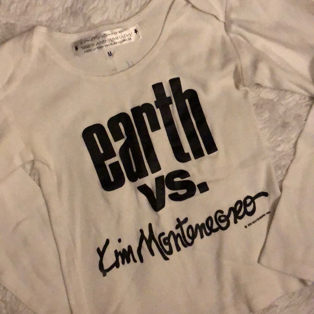 Vintage Kim Montenegro long sleeve baby tee
